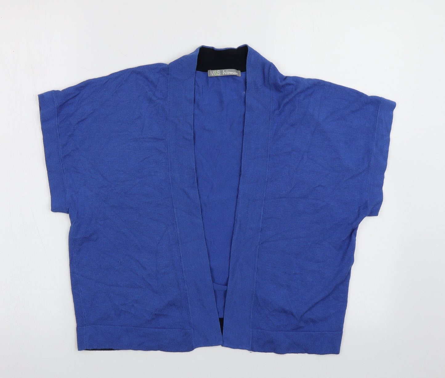 Womens UK Size 16 Marks and Spencer Blue Cardigan Jumper