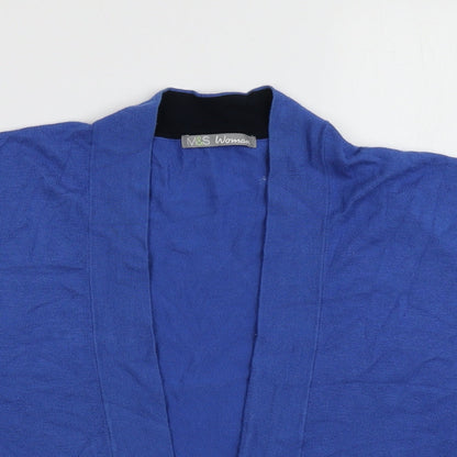 Womens UK Size 16 Marks and Spencer Blue Cardigan Jumper