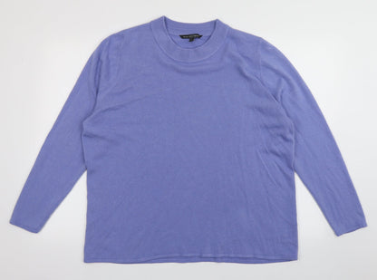 Womens UK Size 22 bonmarch Purple Pullover Jumper