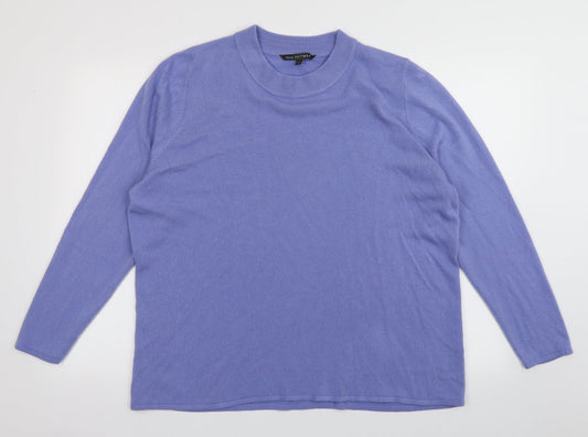 Womens UK Size 22 bonmarch Purple Pullover Jumper