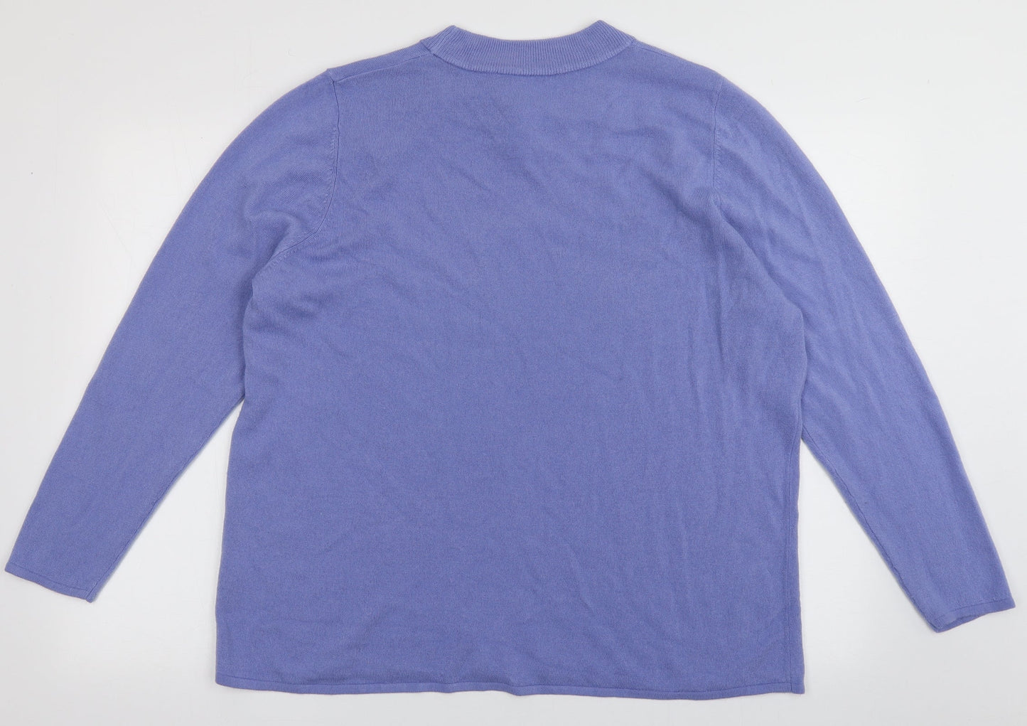 Womens UK Size 22 bonmarch Purple Pullover Jumper