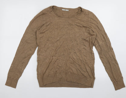 Womens UK Size 14 sainsburys Brown Pullover Jumper