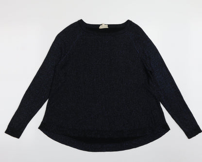 Phase Eight Womens Blue  Polyester Pullover Sweatshirt Size 12  Pullover