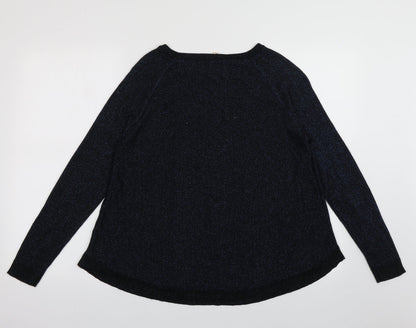 Phase Eight Womens Blue  Polyester Pullover Sweatshirt Size 12  Pullover