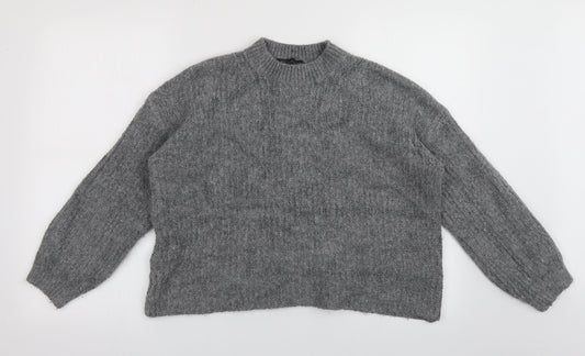 Womens UK Size M Marks and Spencer Grey Pullover Jumper
