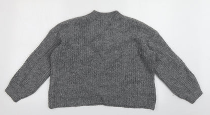 Womens UK Size M Marks and Spencer Grey Pullover Jumper