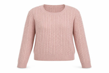 Womens UK Size L Pull&Bear Pink Pullover Sweatshirt