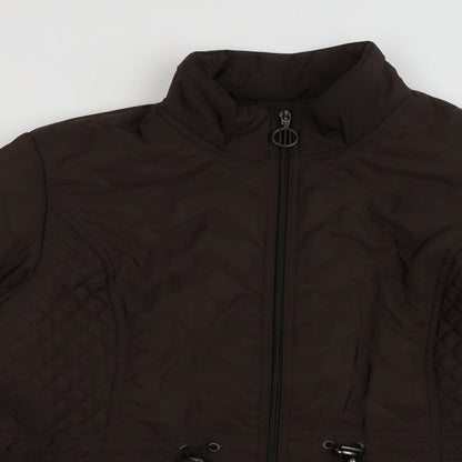 Womens UK Size 14 EWM Brown Puffer Jacket