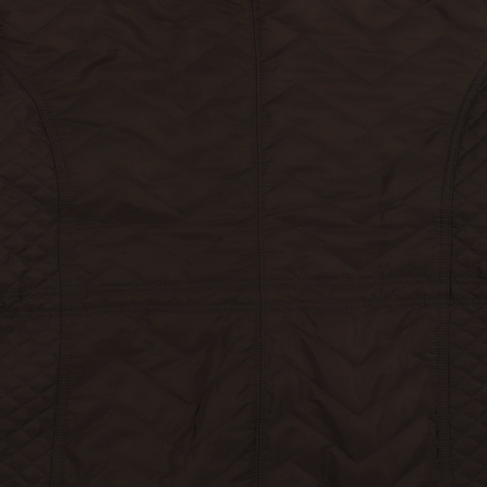 Womens UK Size 14 EWM Brown Puffer Jacket