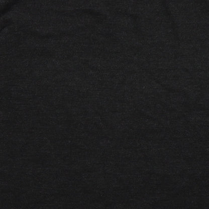 Cedar Wood State Mens Grey V-Neck  Acrylic Pullover Jumper Size L