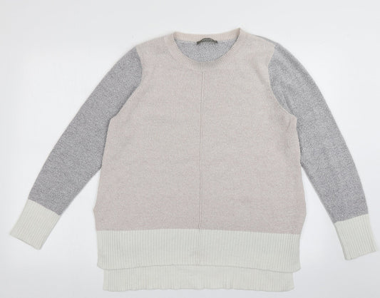 Womens UK Size S Oasis Grey Pullover Jumper