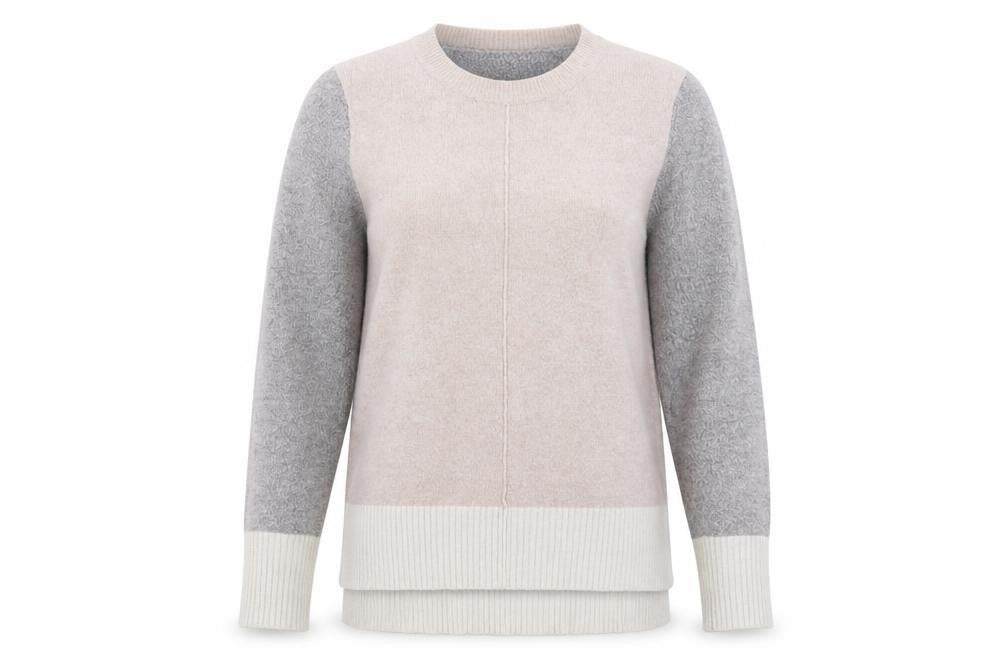 Womens UK Size S Oasis Grey Pullover Jumper