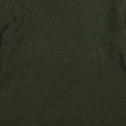 Cedar Wood State Mens Green Crew Neck  Acrylic Pullover Jumper Size M