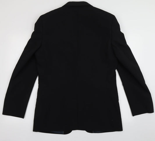 George Mens Black   Jacket  Size 40  Button