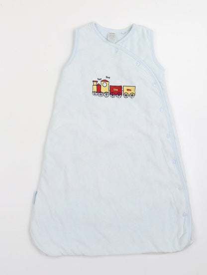 Pure Baby Boys Blue  Polyester Babygrow One-Piece Size 3-6 Months