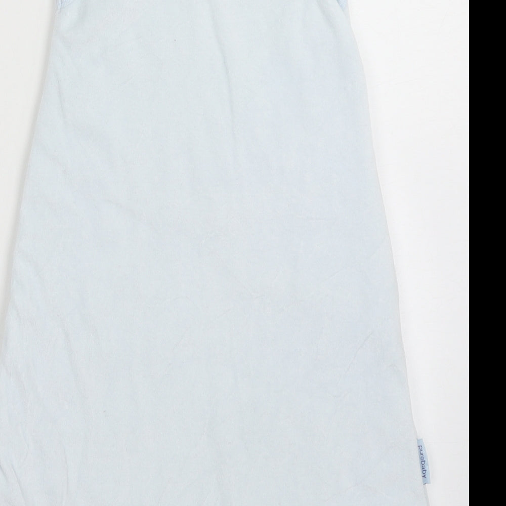 Pure Baby Boys Blue  Polyester Babygrow One-Piece Size 3-6 Months