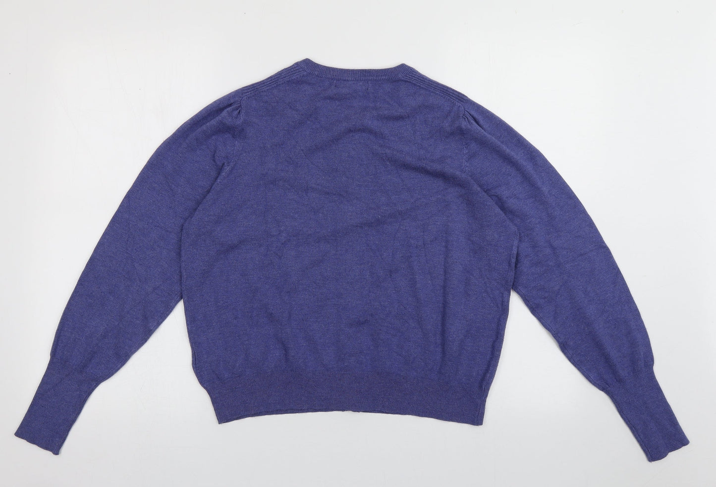 Womens UK Size 16 Marks and Spencer Purple Cardigan Jumper