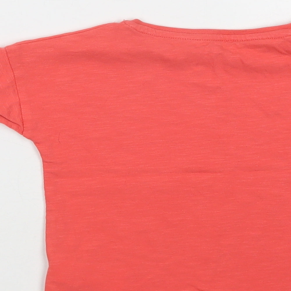 F&F Baby Pink  Cotton Basic Polo Size 18-24 Months Crew Neck  - Happy Day