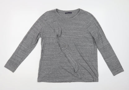 Womens UK Size 16 M&S Grey Basic Blouse