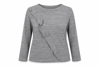 Womens UK Size 16 M&S Grey Basic Blouse