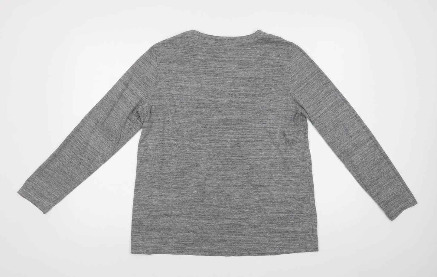 Womens UK Size 16 M&S Grey Basic Blouse