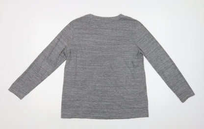 Womens UK Size 16 M&S Grey Basic Blouse
