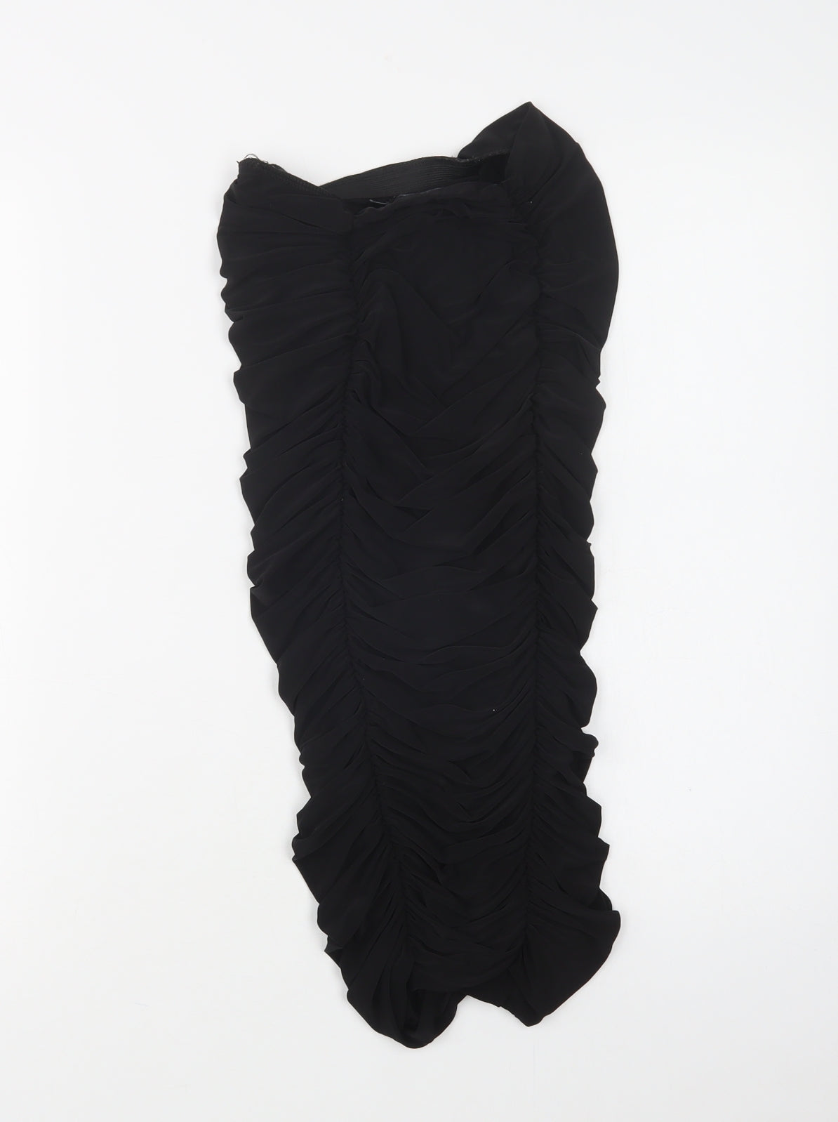 PRETTYLITTLETHING Womens Black  Polyester Bodycon  Size 6  Off the Shoulder