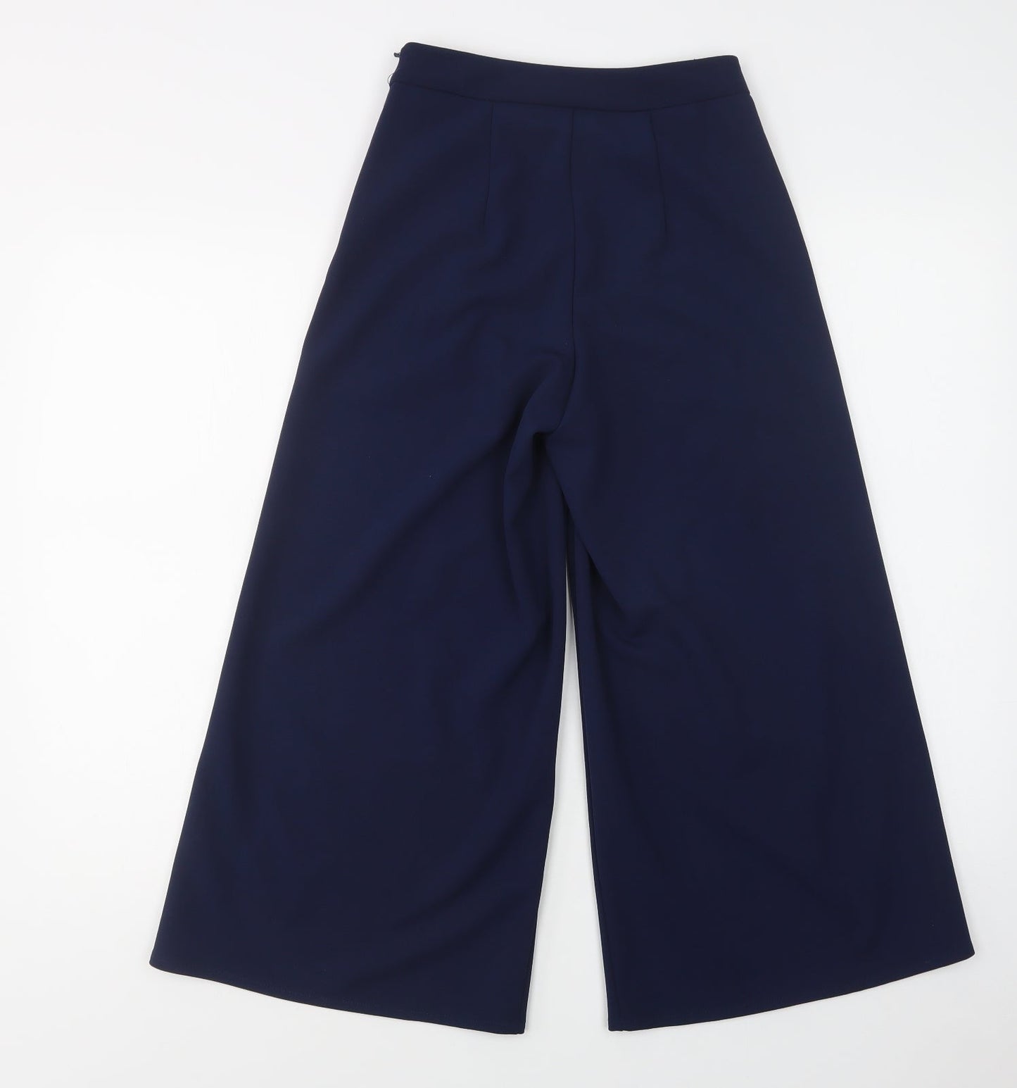 Queenie London Womens Blue  Polyester Dress Pants Trousers Size 8 L23 in Regular Zip