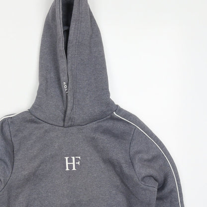 Holyfield Boys Grey  Cotton Pullover Hoodie Size 10-11 Years  Pullover