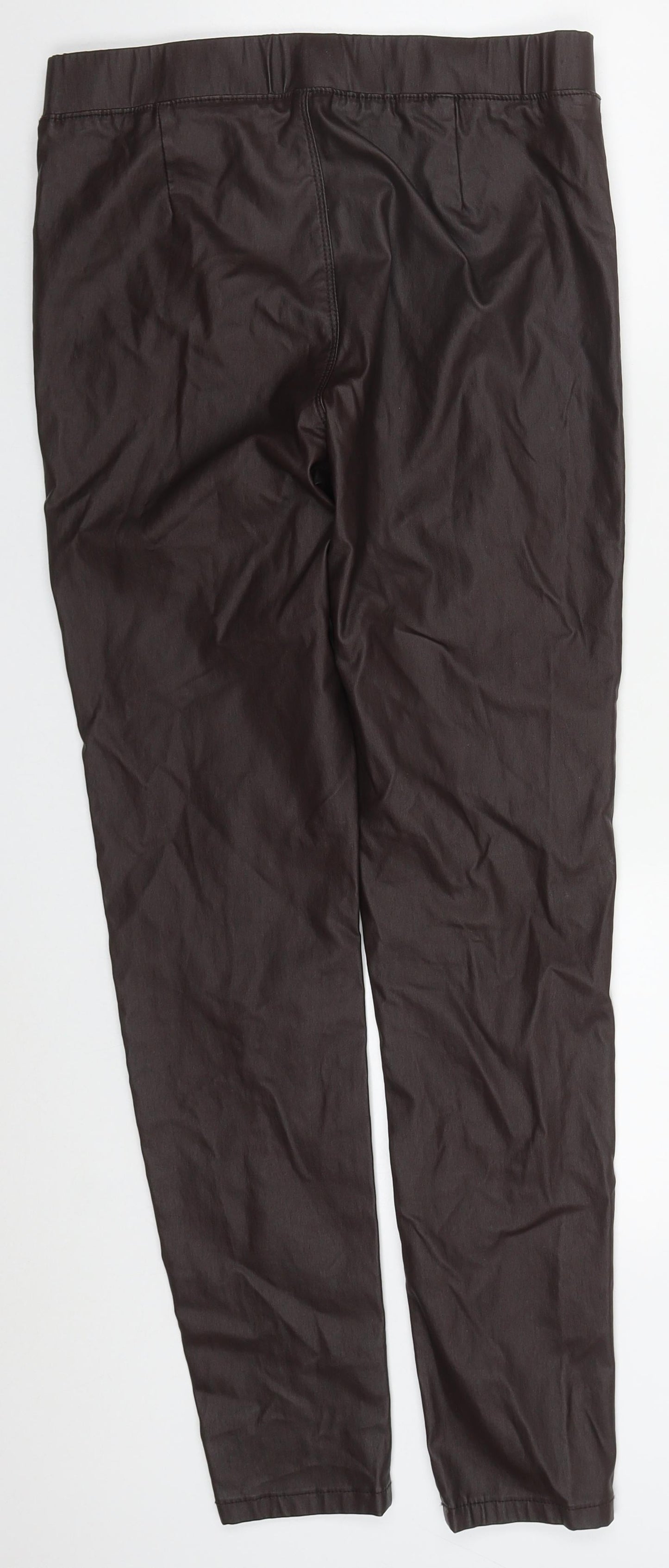 B Young Womens Brown  Polyurethane Carrot Leggings Size 30 in L29 in