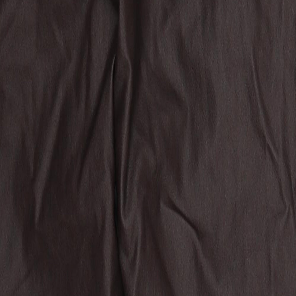 B Young Womens Brown  Polyurethane Carrot Leggings Size 30 in L29 in