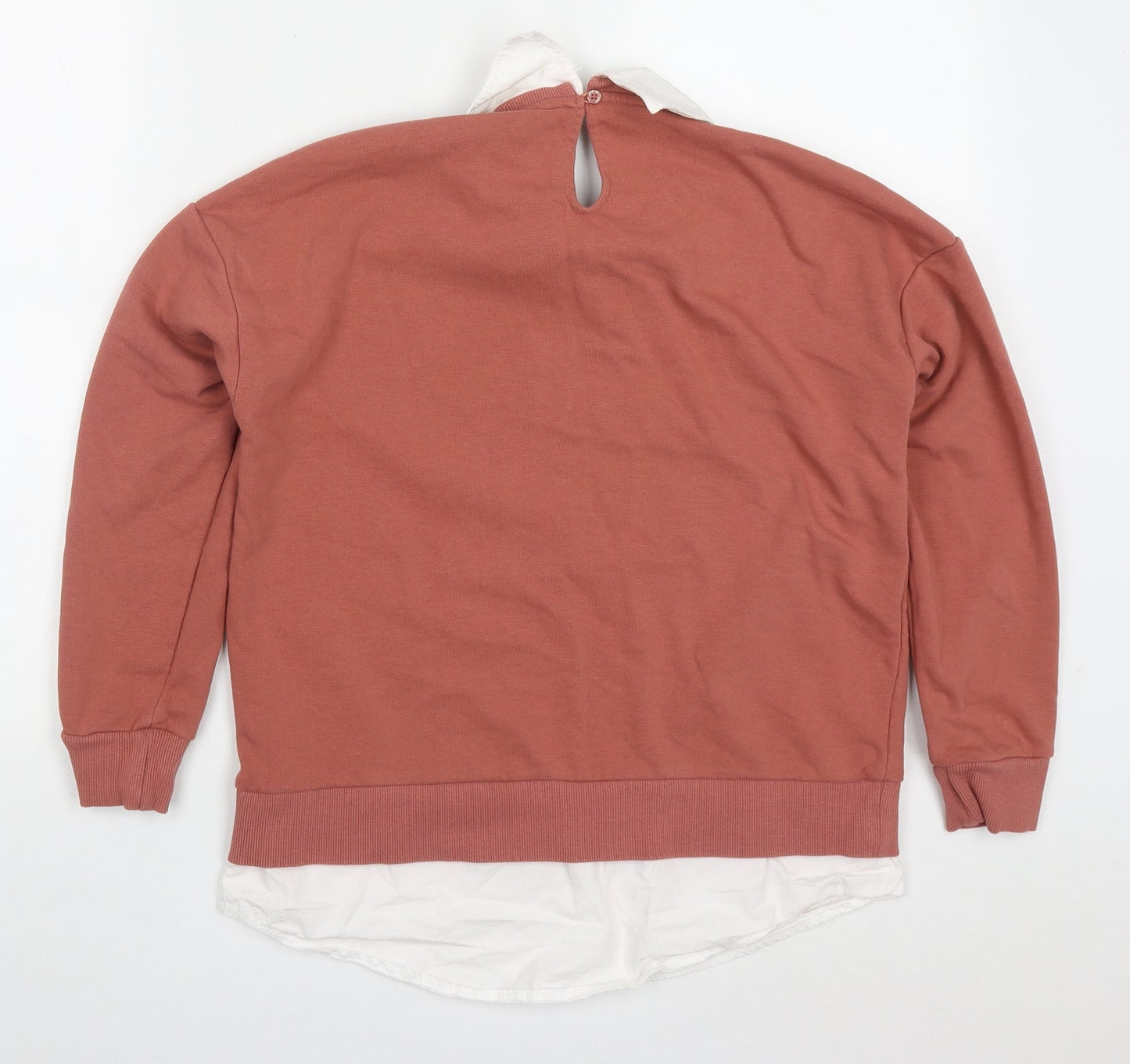 F&F Womens Pink  Cotton Pullover Sweatshirt Size 10  Pullover - San Francisco California