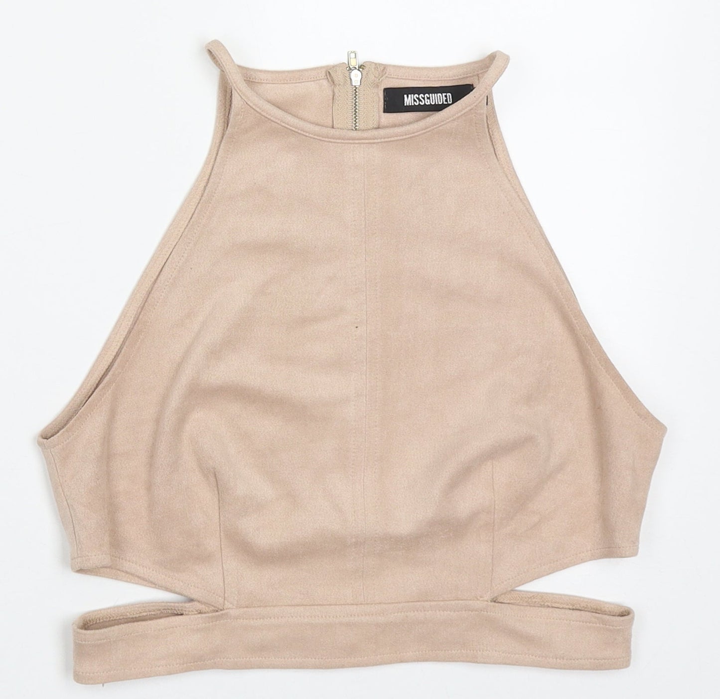 Womens UK Size 12 Missguided Pink Basic Tank