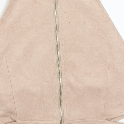 Womens UK Size 12 Missguided Pink Basic Tank