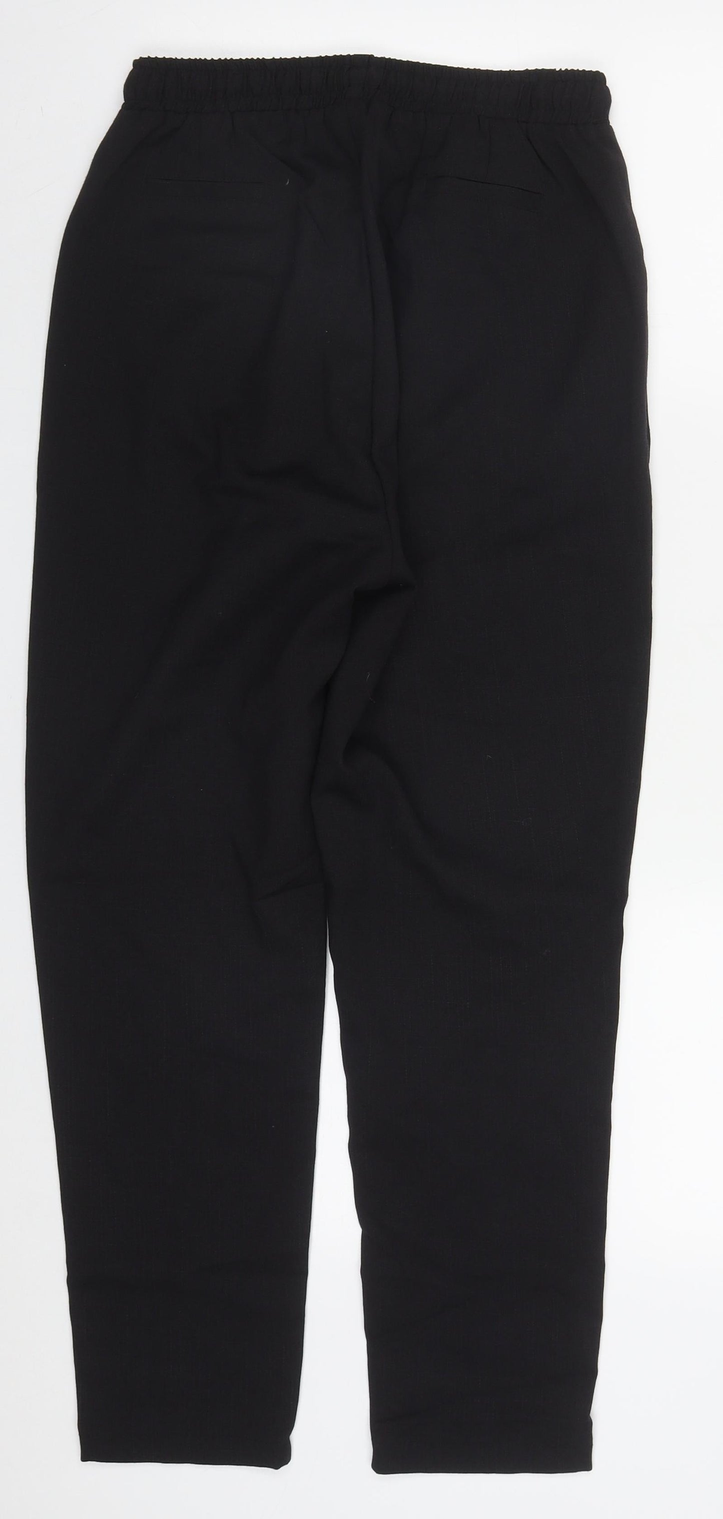 Womens UK Size 10 PRETTYLITTLETHING Regular Fit  Black Trousers