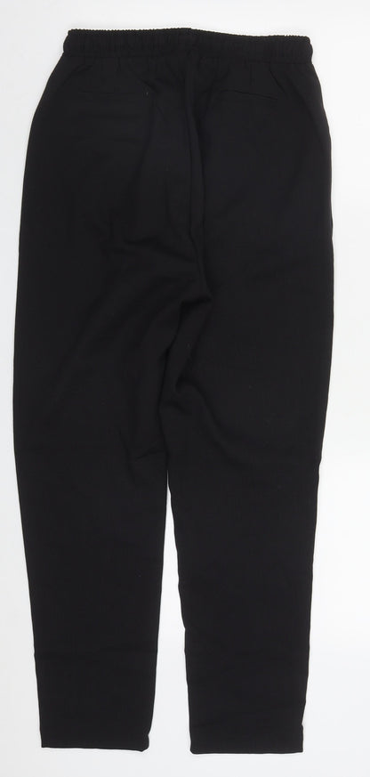 Womens UK Size 10 PRETTYLITTLETHING Regular Fit  Black Trousers