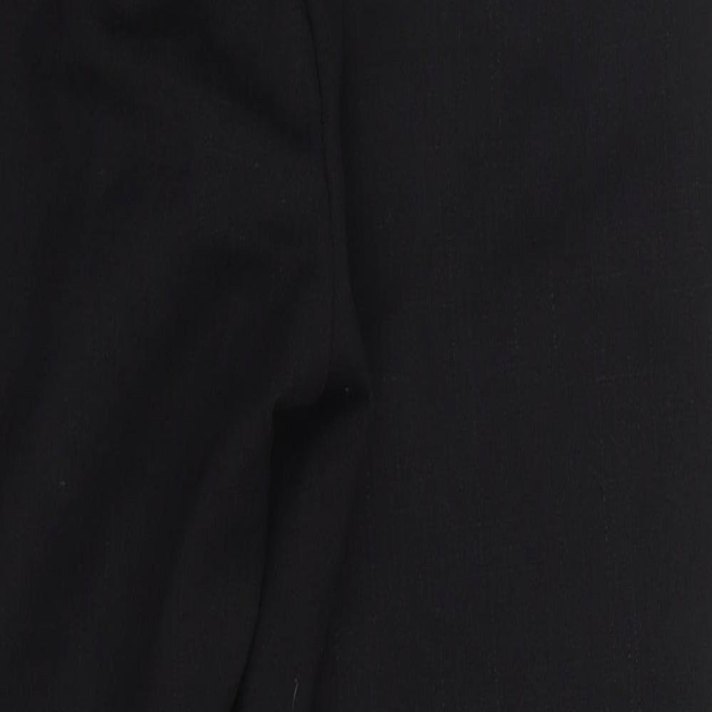 Womens UK Size 10 PRETTYLITTLETHING Regular Fit  Black Trousers