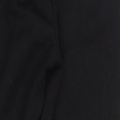 Womens UK Size 10 PRETTYLITTLETHING Regular Fit  Black Trousers