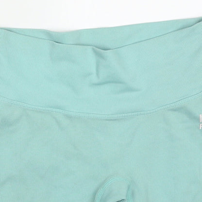 HXME Womens Blue  Nylon Athletic Shorts Size 24 in L7 in Regular  - HXME Fitness