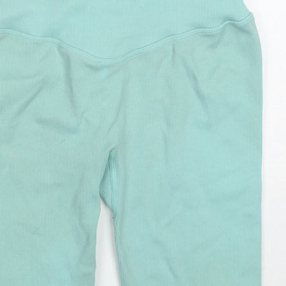 HXME Womens Blue  Nylon Athletic Shorts Size 24 in L7 in Regular  - HXME Fitness