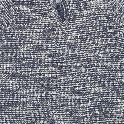 Primark Girls Blue  Cotton A-Line  Size 6-9 Months  Crew Neck Button