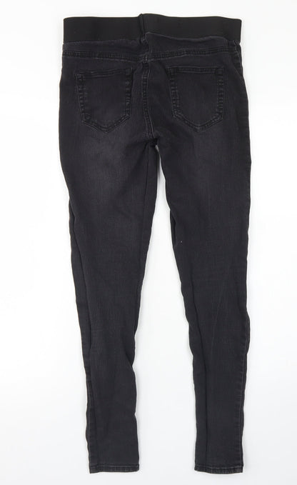 Pep & Co Womens Black  Cotton Jegging Jeans Size 12 L27 in Regular