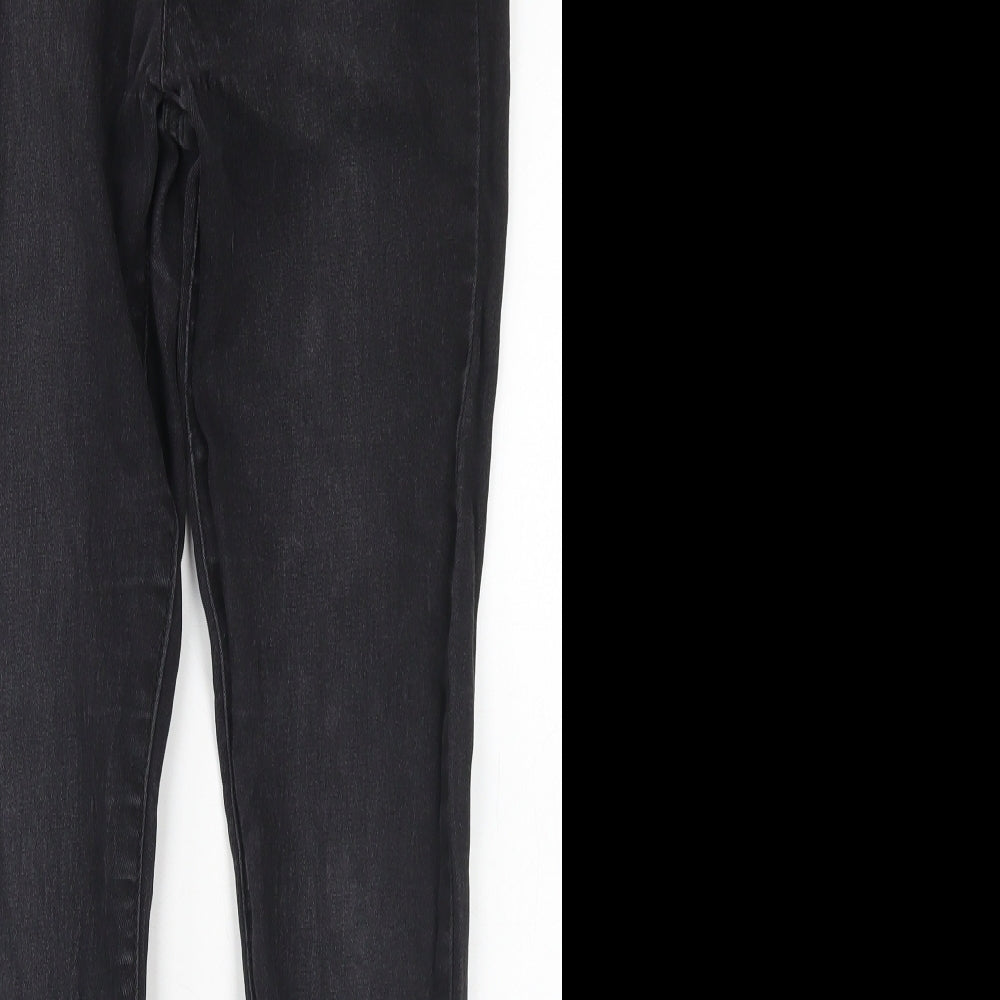 Pep & Co Womens Black  Cotton Jegging Jeans Size 12 L27 in Regular