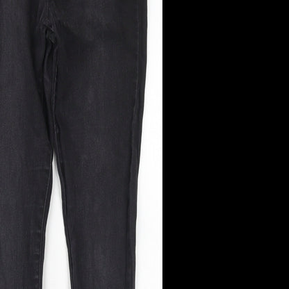 Pep & Co Womens Black  Cotton Jegging Jeans Size 12 L27 in Regular