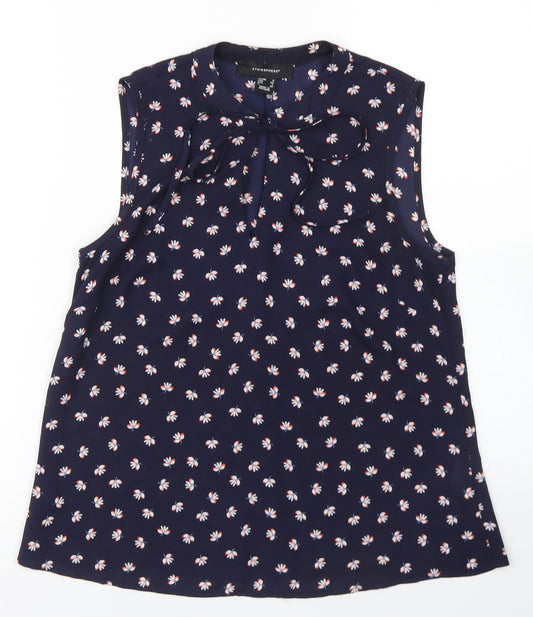 Womens UK Size 6 Atmosphere Blue Basic Blouse