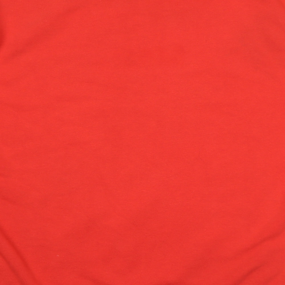 Mens UK Size M Boohoo Man Red Pullover Sweatshirt