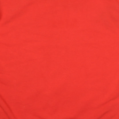 Mens UK Size M Boohoo Man Red Pullover Sweatshirt