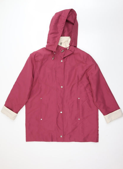 Gabriella Vicenga Womens Red   Jacket  Size 14  Zip