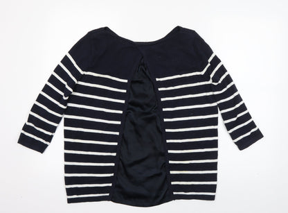 Womens UK Size S Wallis Blue Pullover Jumper