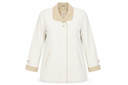Womens UK Size 10 Preworn Beige Jacket